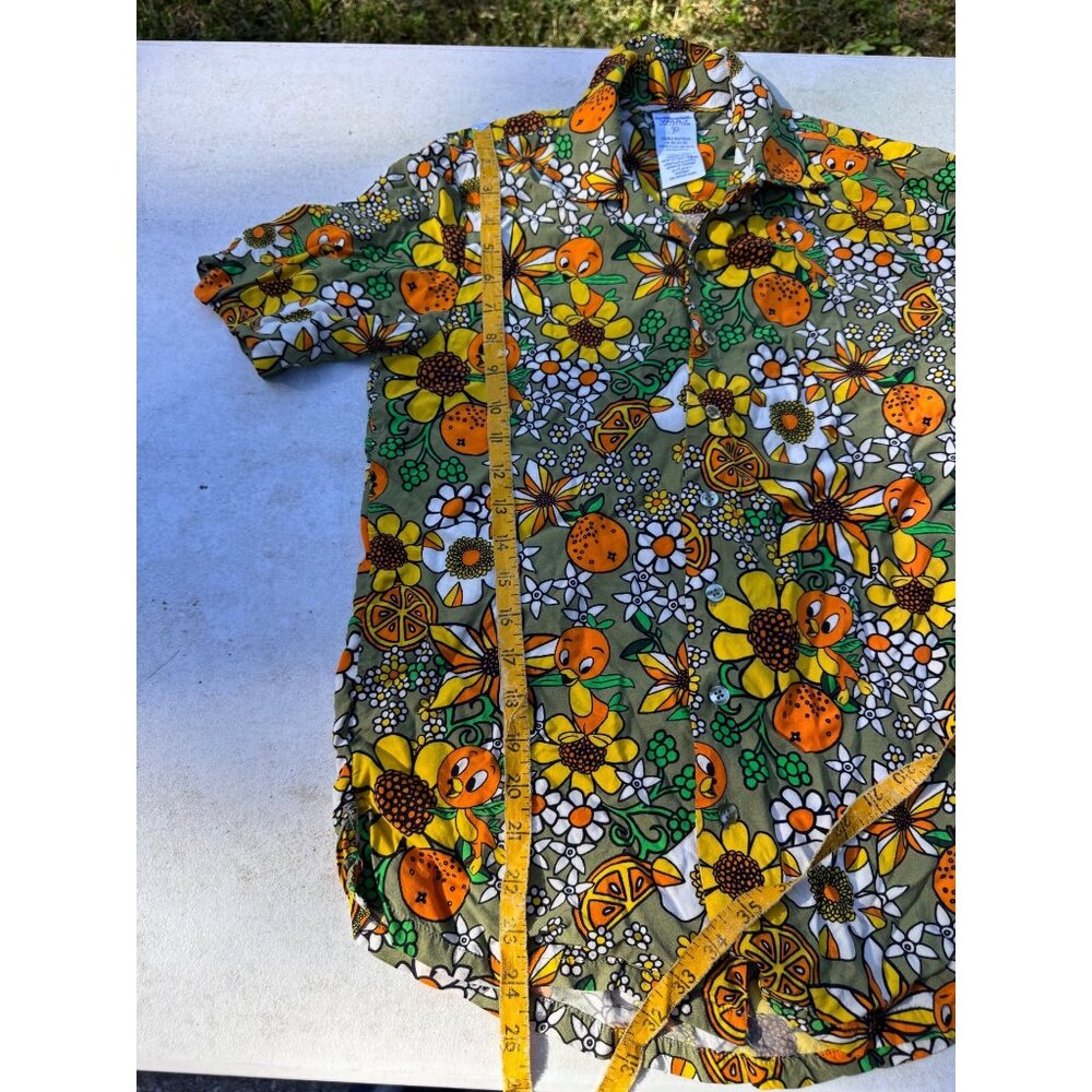 Walt Disney World Vault Collection 50 Orange Bird button-up shirt (Size XS) - Picture 6 of 9